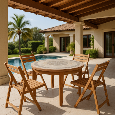 tavolo Sidney con sedie fido