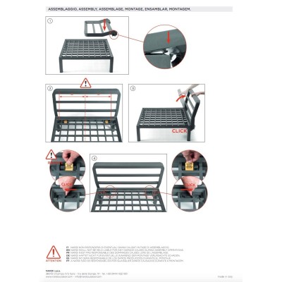 Maximo Bracciolo istruzioni per il montaggio