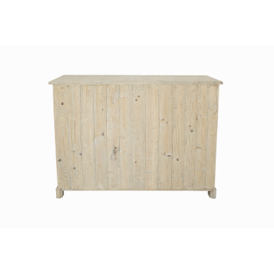 madia Boston - particolare schienale in doghe di pino