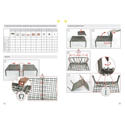 Komodo Elemento Terminale istruzioni per il montaggio della struttura